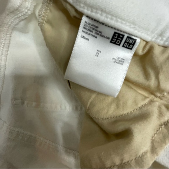 Uniglo White Legging Skinny Jeans with Ankle Zippers 24 - Picture 5 of 13